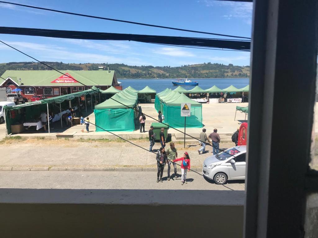 Hospedaje Vista Al Mar 39 Castro Kültér fotó